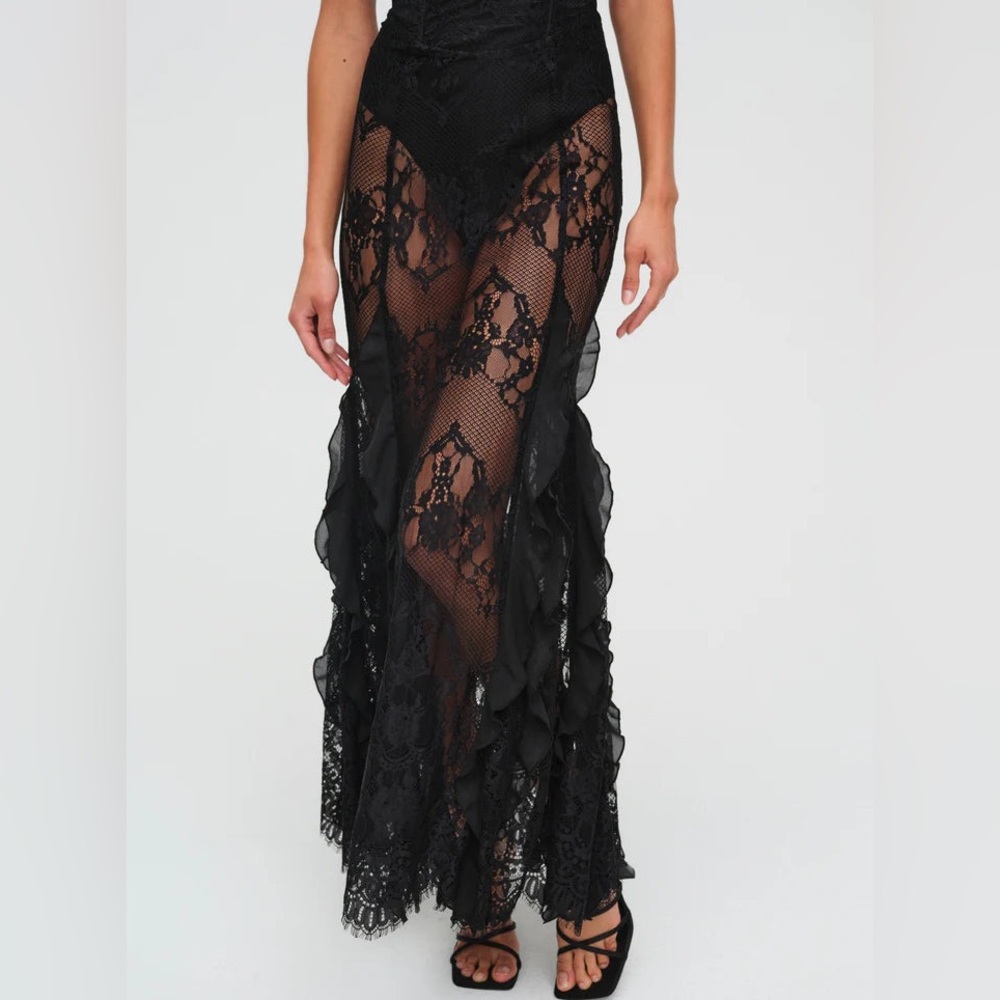 For Love & Lemons Shirley Lace Maxi Dress - Picture 4 of 4